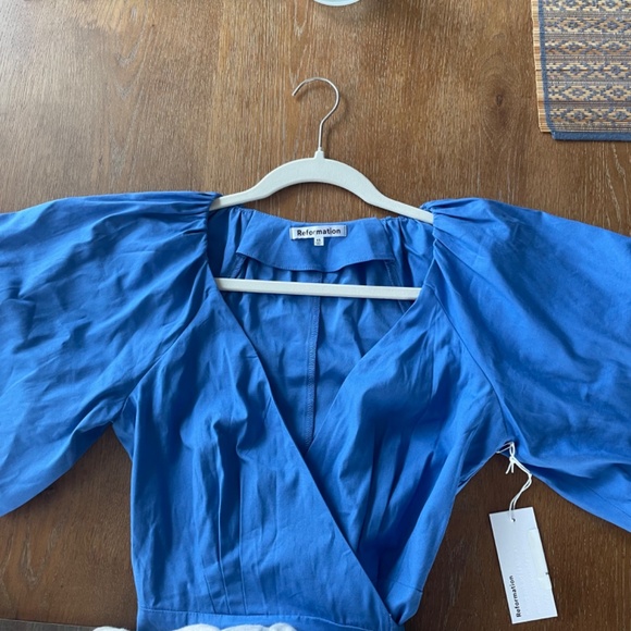 Reformation Olea Wrap Midi-Dress - Picture 6 of 10